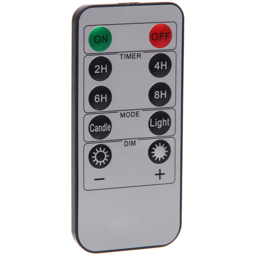 Сувенир с подсветкой "Свеча - Тайна" 7,7*10/12,5/15 см (набор 3 шт) с пультом д/у