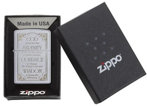 Зажигалка ZIPPO Молитва о безмятежности | Serenity Prayer 28458  фото 5