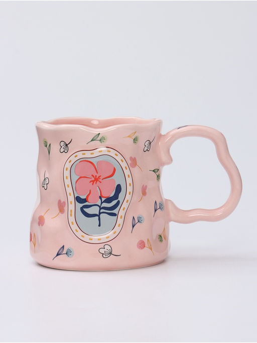 Кружка "Цветок" 14х9,5х9 см
