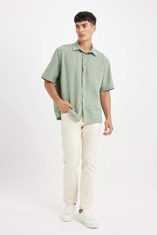 Джинсовые брюки Sergio Regular Fit Normal Mold с нормальной талией и зауженными штанинами - Defacto фото 3