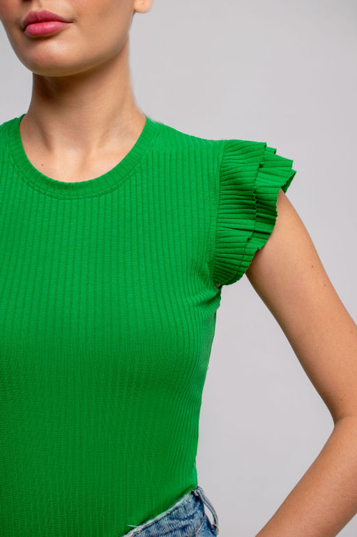 Арт. 3401/6 Футболка женская 42-50 (5 шт) Цвет:зеленый - Калинка фото 4