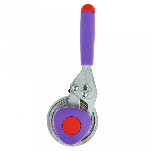 Машинка закаточная полуавтомат Виктория Улитка, алюминий, оцинкованная сталь, пластмассовая ручка, сиреневый, в коробке (Россия) - Домашняя мода фото 3