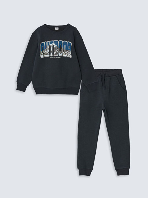 Bisiklet Yaka Erkek ?ocuk Kal?n E?ofman Tak?m?