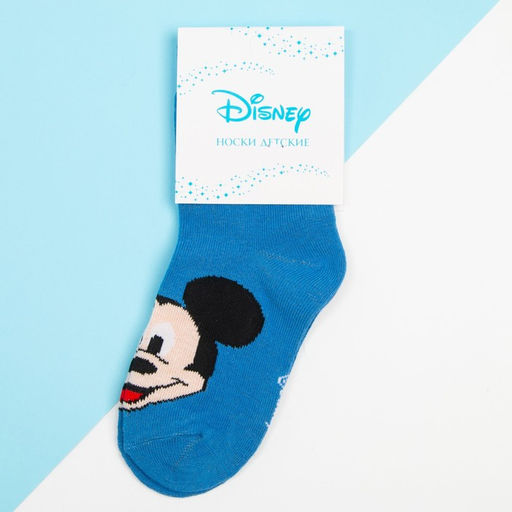 Носки для мальчика «Микки Маус», DISNEY, 16-18 см, синие