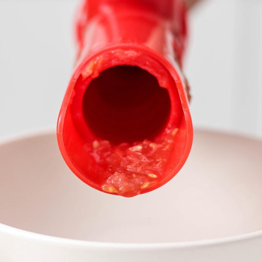 Соковыжималка для томатов Доляна, 27 см, красная