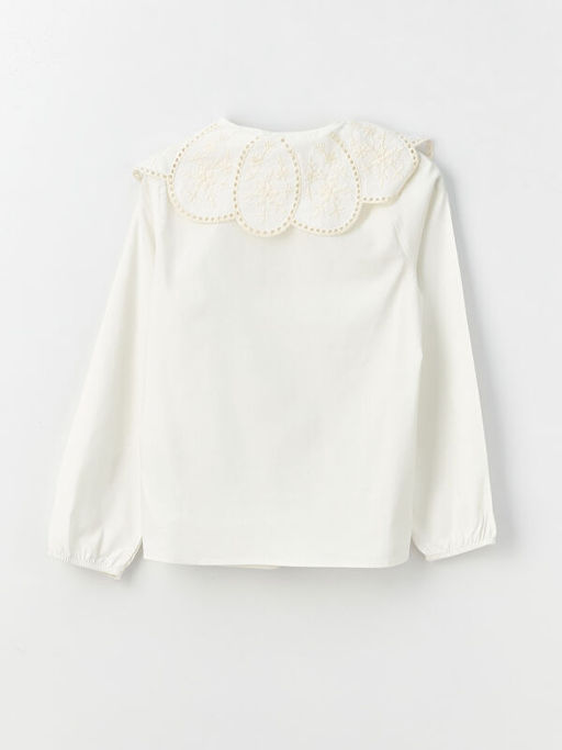 Bebe Yaka Nak??l? Uzun Kollu K?z ?ocuk G?mlek - Waikiki фото 2