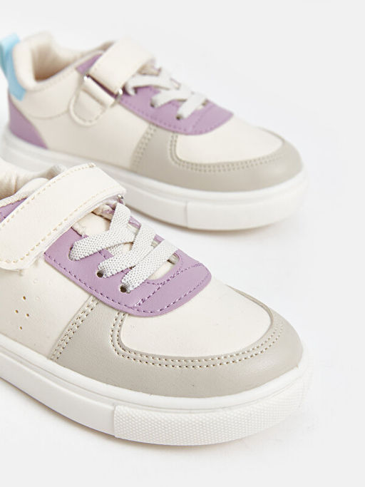 Ba?c?k ve C?rt C?rtl? K?z Bebek Spor Ayakkab? - Waikiki фото 3