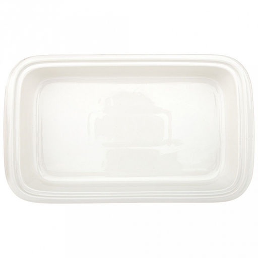 "Мармит Белый" Форма для запекания 1,7л, прямоугольная, 34,2х20,5см h5,8см, керамика с деколью, цвет - белый, стеклянная крышка с пароотводом, пластмассовая ручка-кнопка "мишка", металическая подставка с ручками, с подогревом на 2 свечи 41х20,3х11,5с