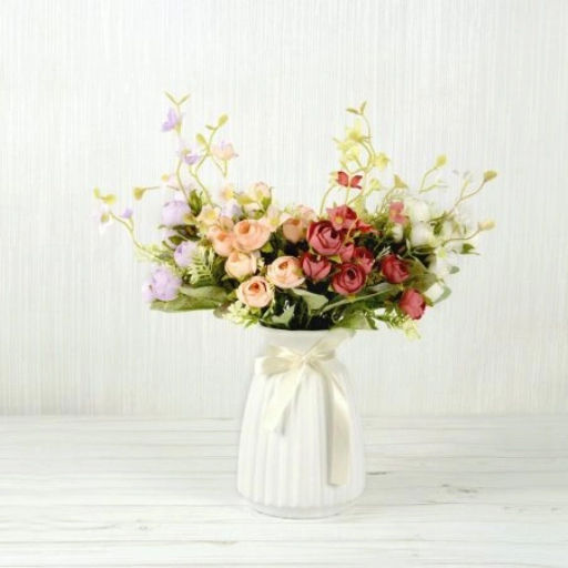 Цветок искусственный 34 см 5 бутонов Камелия / NT44-3 /уп 2/200/1200/ - Галеонтрейд фото 7