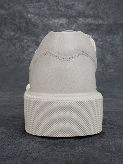 05-PDD166-1 BEIGE Кроссовки женские (натуральная кожа) - Фабричный китай фото 12