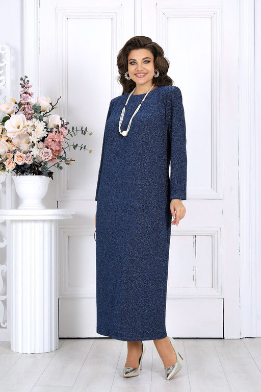 Платье Ninele 6036 синий фото 5