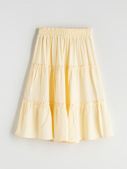 Beli Lastikli Katkat K?z ?ocuk Etek