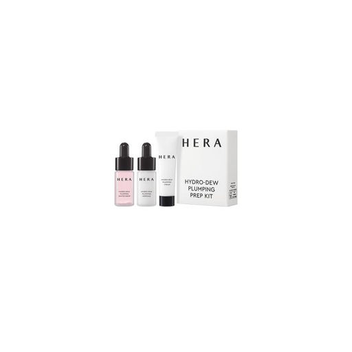 Набор миниатюр увлажняющий HERA Hydro-dew Plumping Prep 3pcs Kit, Ampoule 7ml+Water Drop 7ml+Cream 7ml