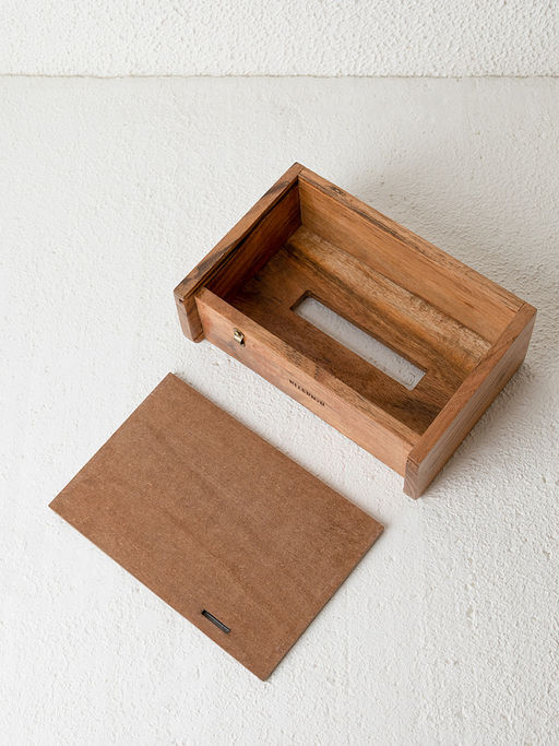 Салфетница 21x13x8 коричневый дерево акации - Denastia фото 3