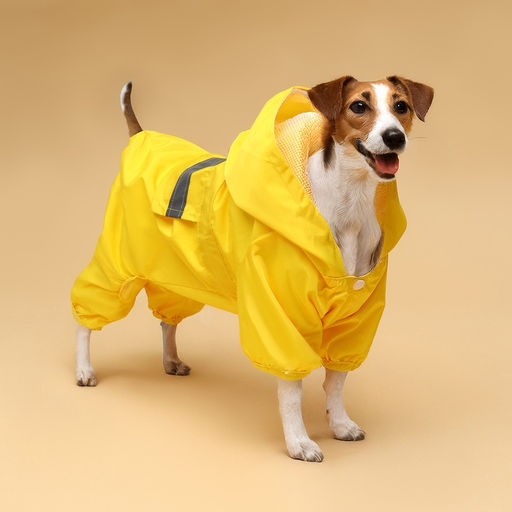 Комбинезон для собак, демисезонный с подкладом, размер XL (ДС 36, Ог 52 см), жёлтый - Simaland фото 16