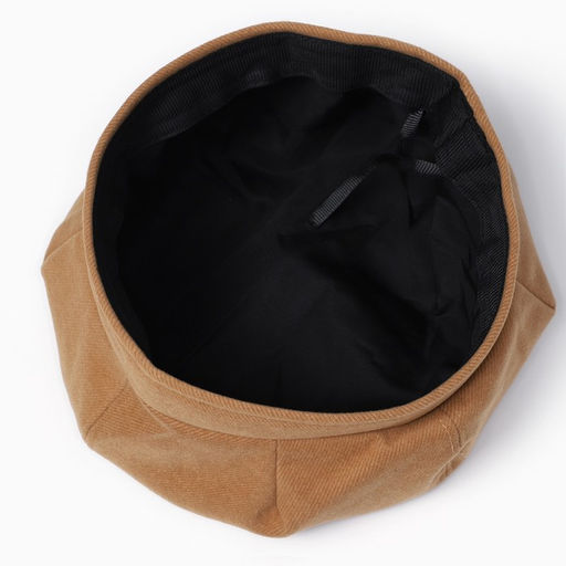 Берет, цвет песочный, р-р 56см - Overhat фото 4