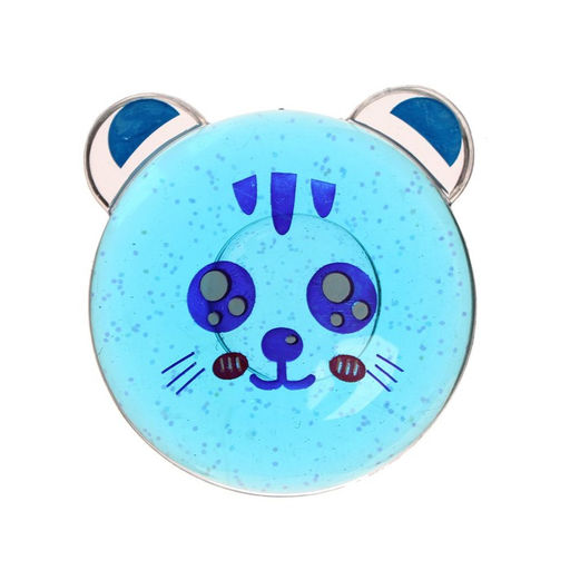 Цена за 24 шт. Лизун - слайм «Зверюшки», твёрдый, цвета МИКС