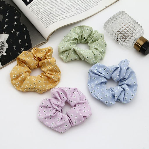 Цена за 4 шт. Резинка для волос «Орбита», элит цветочки, 8 см, МИКС