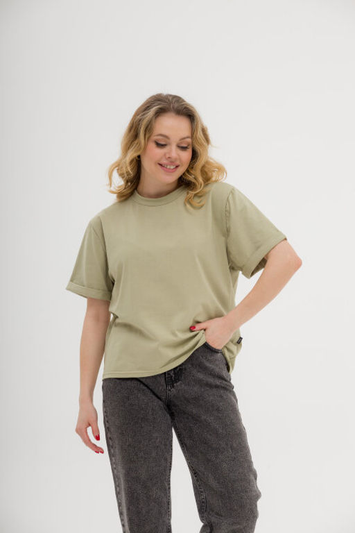 Футболка высокое качество пенье 95% хлопок, 5% лайкра - Knitka wear фото 6