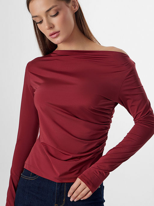 Джемпер женский Mark Formelle x Ольга Бузова бордовый