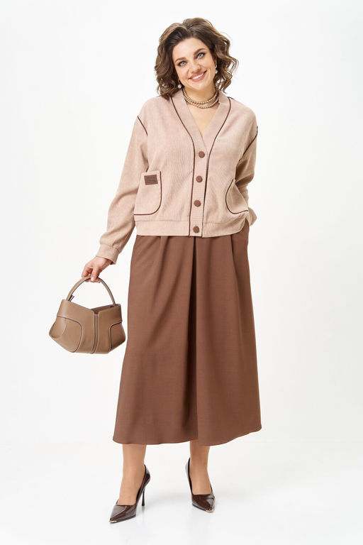 Костюм Aira Style 24131 Капучино