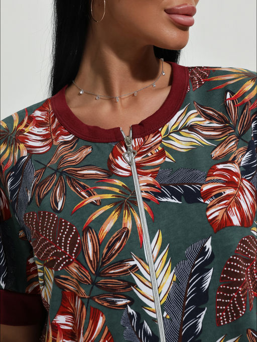 Барышня халат женский (изумруд)