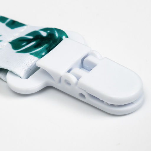 Держатель для соски - пустышки Крошка Я «Листья», на ленте