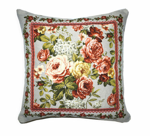 Вдохновение розы - гобеленовая наволочка 45х45 см - Гобеленглавснаб фото 2
