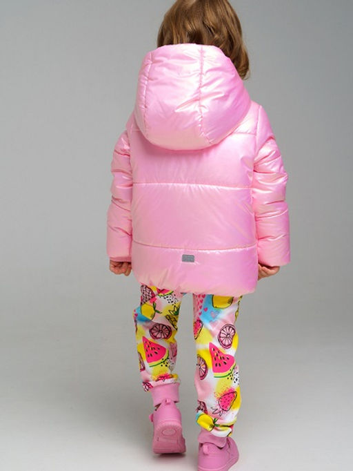 12222851 Куртка с полиуретановым покрытием для девочек