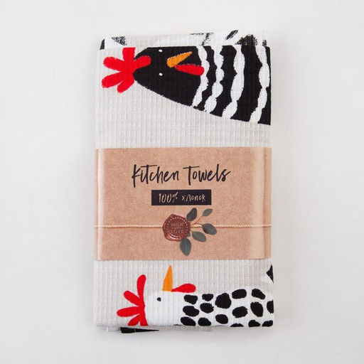 Набор кухонных полотенец Доляна С праздником Светлой Пасхи, 35х60см-2 шт, 100% хлопок, вафля 160 г/  фото 7