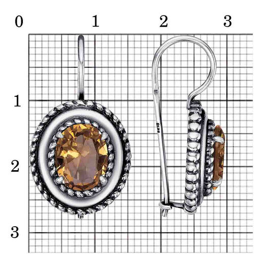 СЕРЬГИ 33814262-22 - Красная пресня фото 3