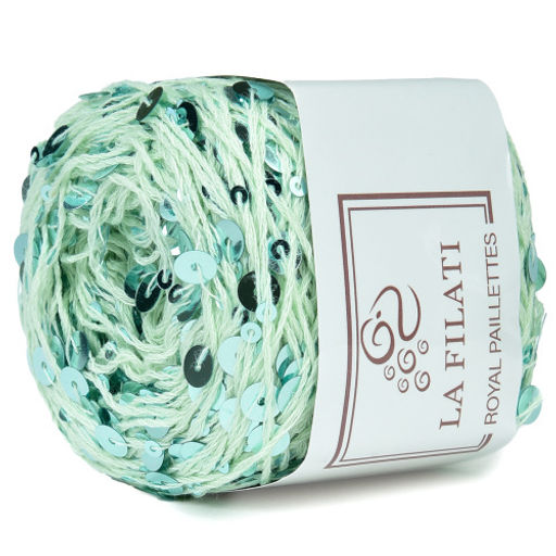 Royal Paillettes пряжа LA FILATI 55%%хлопок 45%пайетки 5х50г/120м