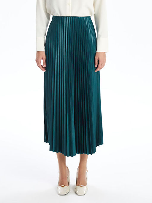 Dar Fit Kad?n Pileli Etek