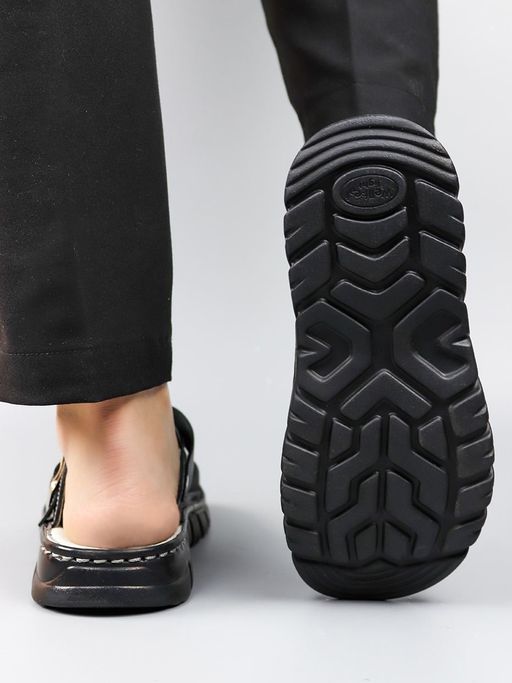15 | Kina | Черные женские медицинские сабо натуральная кожа - Milka shoes&more фото 11