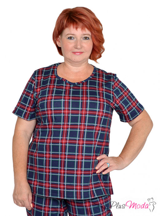 Футболка Модель №1293 размеры 44-84 - Plusmoda фото 8