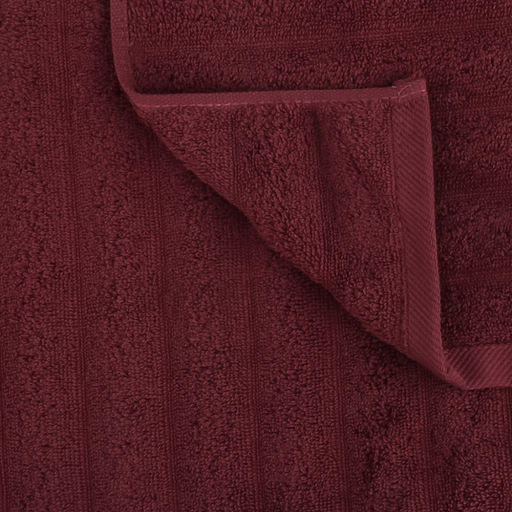 Полотенце махровое "Шелковый путь" 50х90см, хлопок 100%, бордовый (Китай)