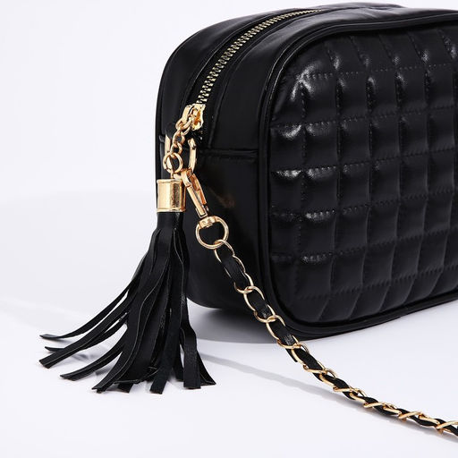 Сумка кросс-боди на молнии, цвет чёрный - Simaland фото 6