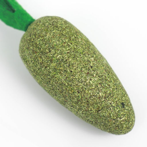 Игрушка для кошек из кошачьей мяты Морковка, 5 см - Пижон фото 4