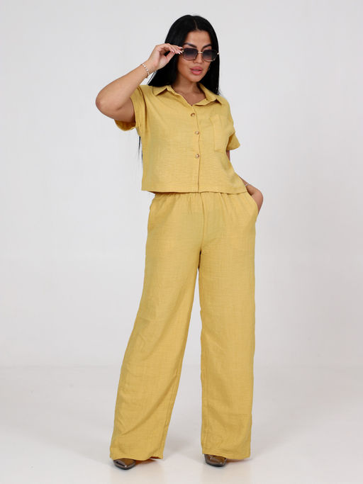 ЖК-Камила ЖЕНСКИЙ КОСТЮМ (Желтый) - А-дина фото 2