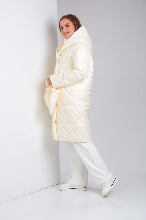 Куртка Diamant 1914-Р беж-какао фото 194