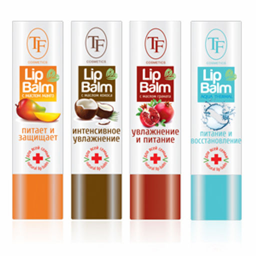 TF CTLB-06 Бальзам для губ с маслом граната, манго, кокоса на основе термальной воды, 3,8г