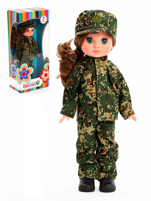 Кукла «Эля», военная, 30 см