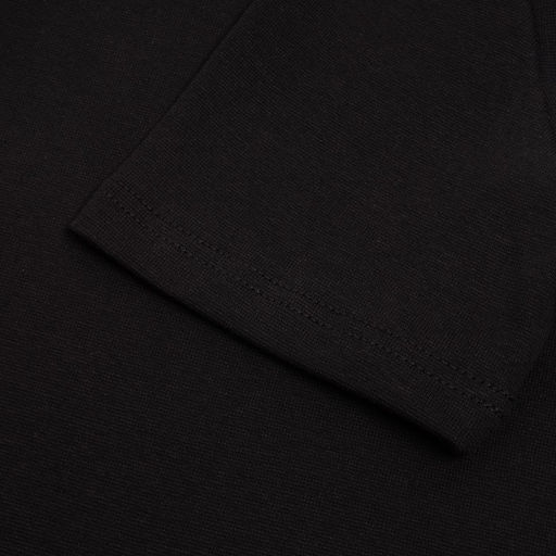 Футболка однотонная женская MINAKU SLIM FIT: чёрная, размер 42