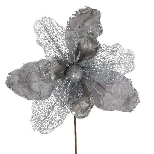 Цветок искусственный "Магнолия", L33 W33 H45 см, 2в.