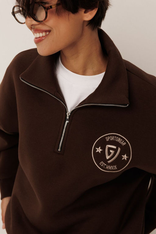 Джемпер GO F4087/23-03.164-170 коричневый - Pirs фото 2