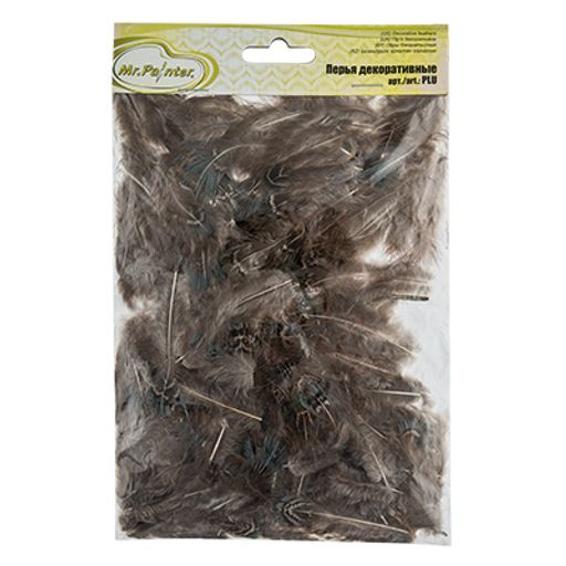Mr.Painter PLU-01 Перья декоративные 2 - 10 см 5 х 3 г 0.5 г 21 Натуральный фото 3