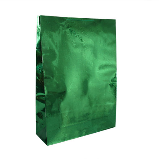 Цена за 12 шт. Пакет подарочный 49х69х16,5 голография / GW-118 /уп 12/180/плотность бумаги 157г/м2 микс - ГалеонТрейд фото 2