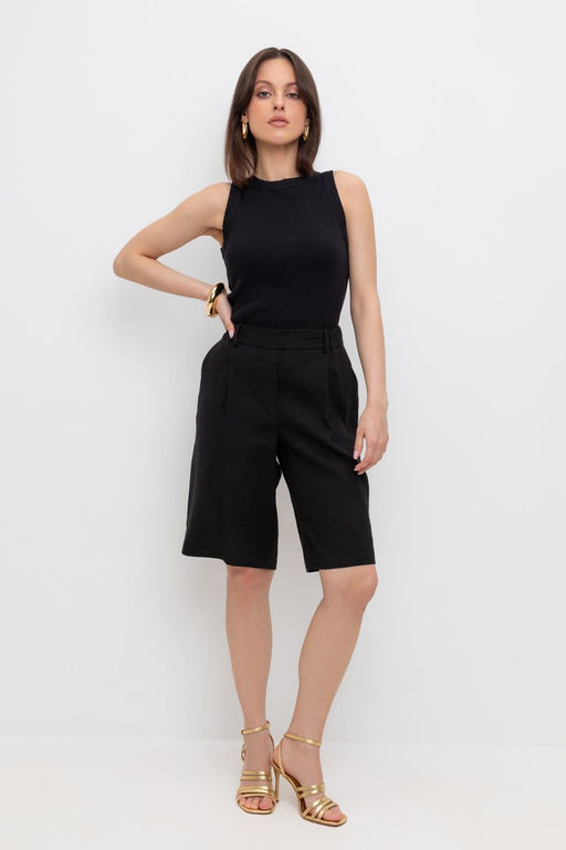 VERY NEAT _ ЕТ 40016/черный шорты жен фото 4