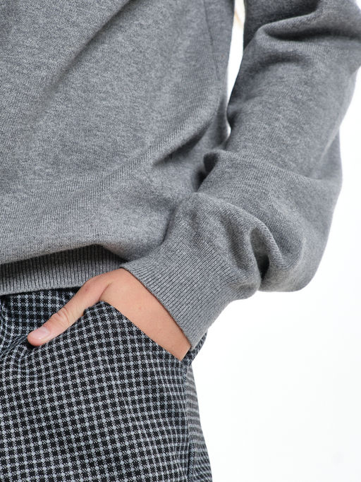 Джемпер (водолазка) 33-12240 т.серый