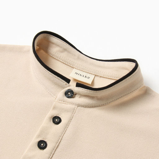 Футболка поло мужская MINAKU REGULAR FIT: бежевая, р-р 48